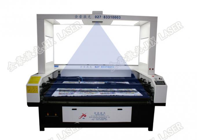 Vision Cameras Printed Textile Laser Cutting Machine Two axis cutting heads 3