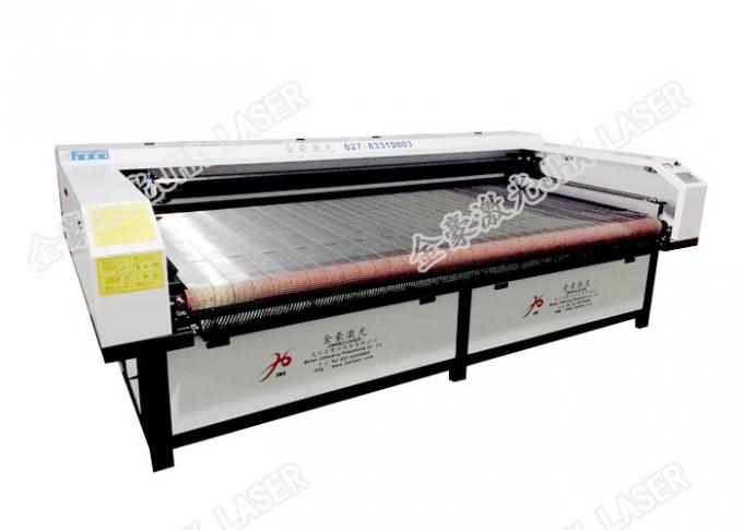 Elastic Knitted Lace Laser Cutting Machine 100w / 130w /150w Low Power Consumption 2