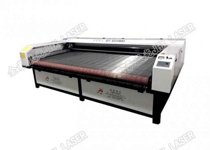 Synthetic Carpet Laser Cutting Machine High Accurate Process No Waste 4