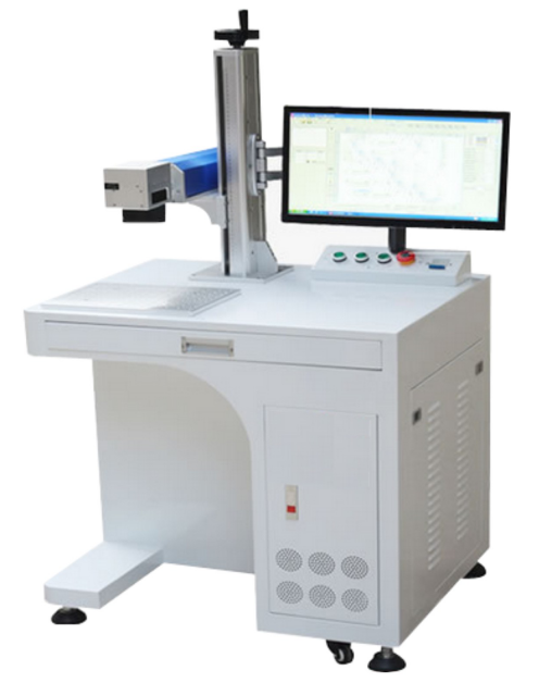Custom Fiber Laser Equipment , Desktop Laser Engraving Machine For Metal 3