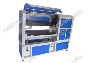 China Galvo RF Co2 Laser Machine For Garment Fabric Engraving Cutting Perforating JHX - 6080 factory
