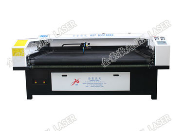 China Polyester Fabric Vision Laser Cutting Machine For Flag Display JHX - 160100 S factory