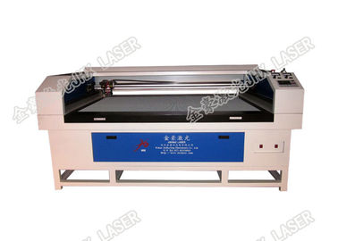 China High Efficiency Ccd Camera Laser Cutting Machine For Printed Fabric Logo Woven Label factory