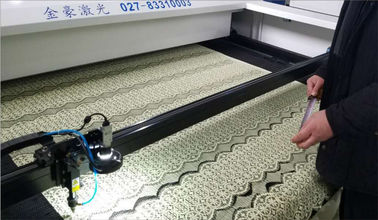 China Knitting Curtain Automatic Leather Laser Cutting Machine Cutting Speed 0 - 48000mm \ Min distributor