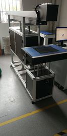 China Plastic Cloth CO2 Galvo Laser Machine With Glass Tube 200 X 200mm Working Area factory