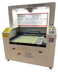 buy Laser cutting machine for Label Logo Trademark irregular label, printed label, electronic panel, mask, textile brand, wo online manufacturer