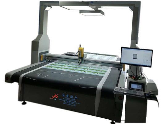 China Microcomputer Control AC220V Knife Cutting Machine For Sportswear distributor