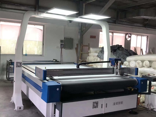 China Automatic Knife Cutting Machine Fabric Leather Laser Cutting Machine Vision Camera distributor